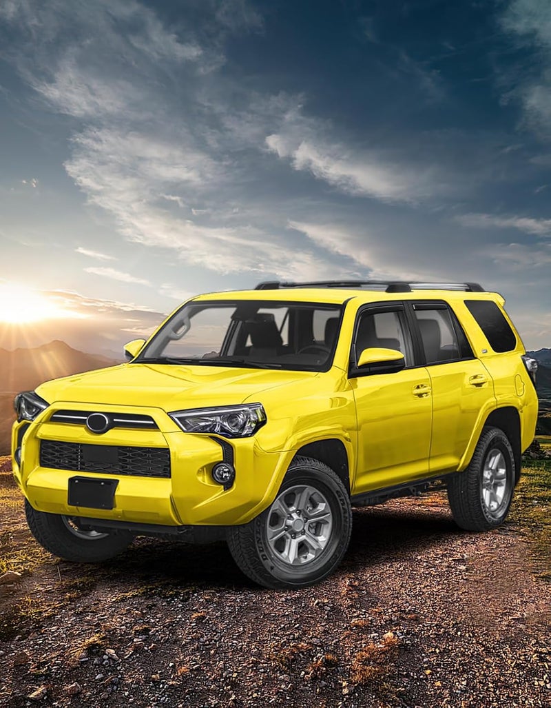 Deejecsun in-Channel Window Rain Guards Fit for Toyota 4Runner 2010-2024 Extra Durable Window Deflectors Vent Visors Vent Shades Window Visors Rain Guard Exterior Car Accessories - 4 pcs - Image 2